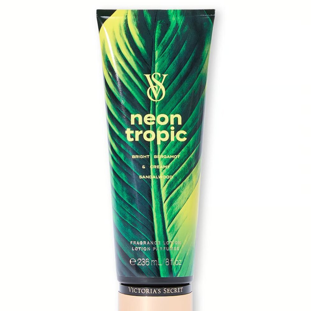 Victoria's Secret Midnight Heatwave "Neon Tropic" Body Lotion, NEW, 8 Fl. Oz.